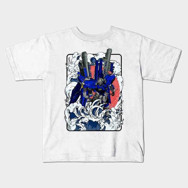 Mecha Robot Kids T-Shirt by gblackid